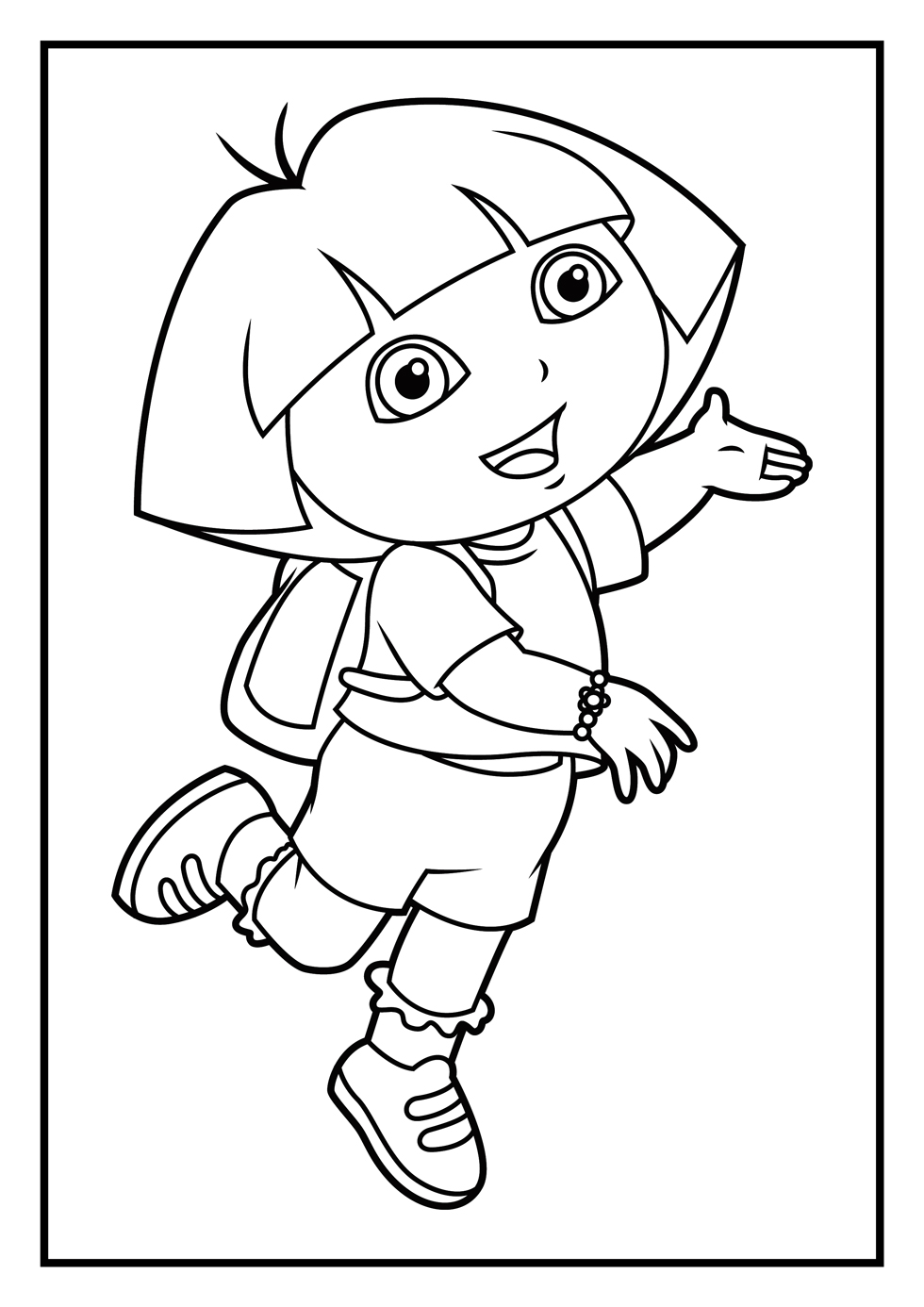 Dora Coloring Pages Diego Coloring Pages