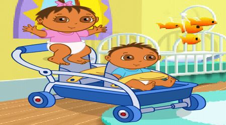 Dora Playtime With The Twins - Dora Games
