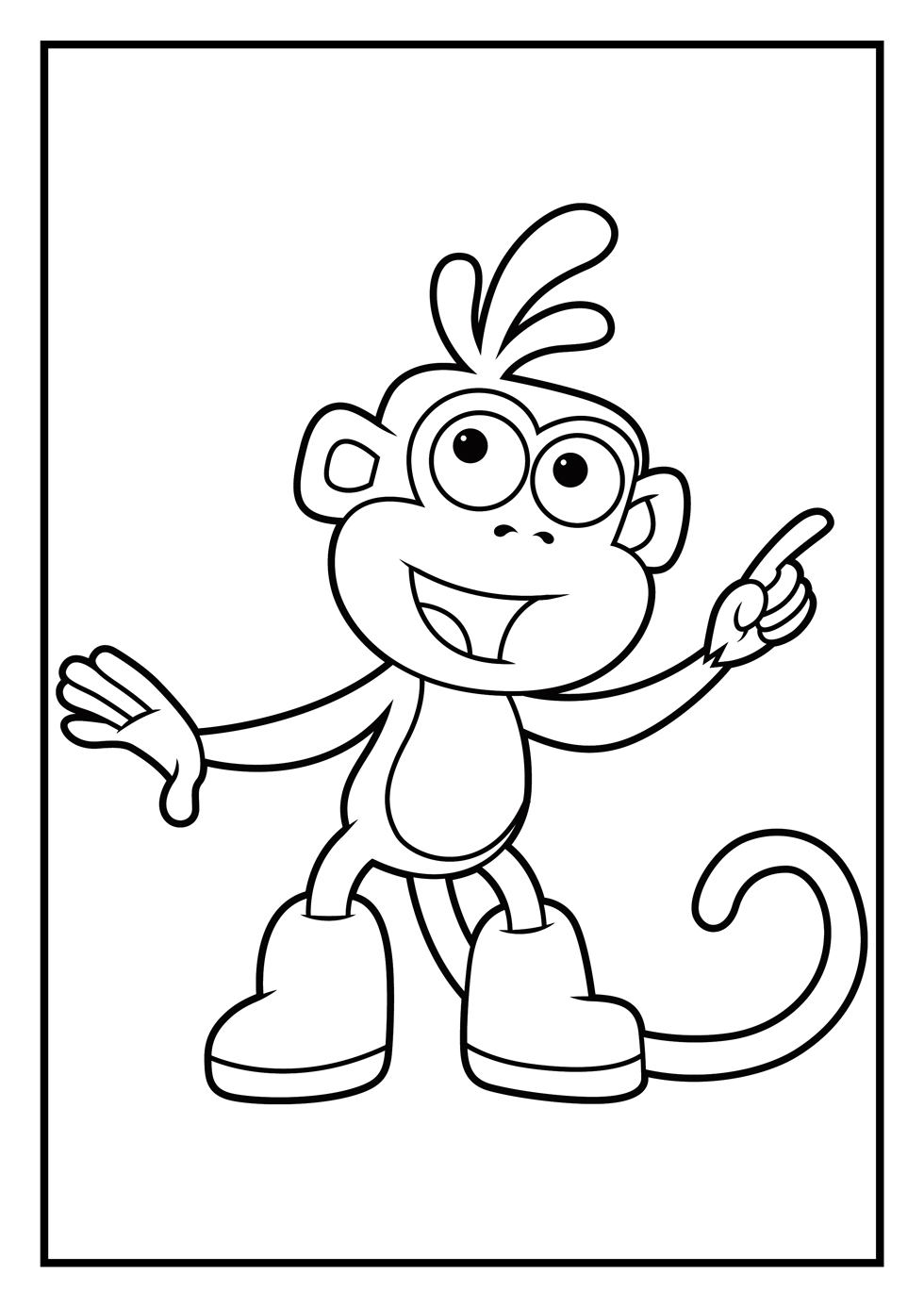 Dora Coloring Pages | Diego Coloring Pages