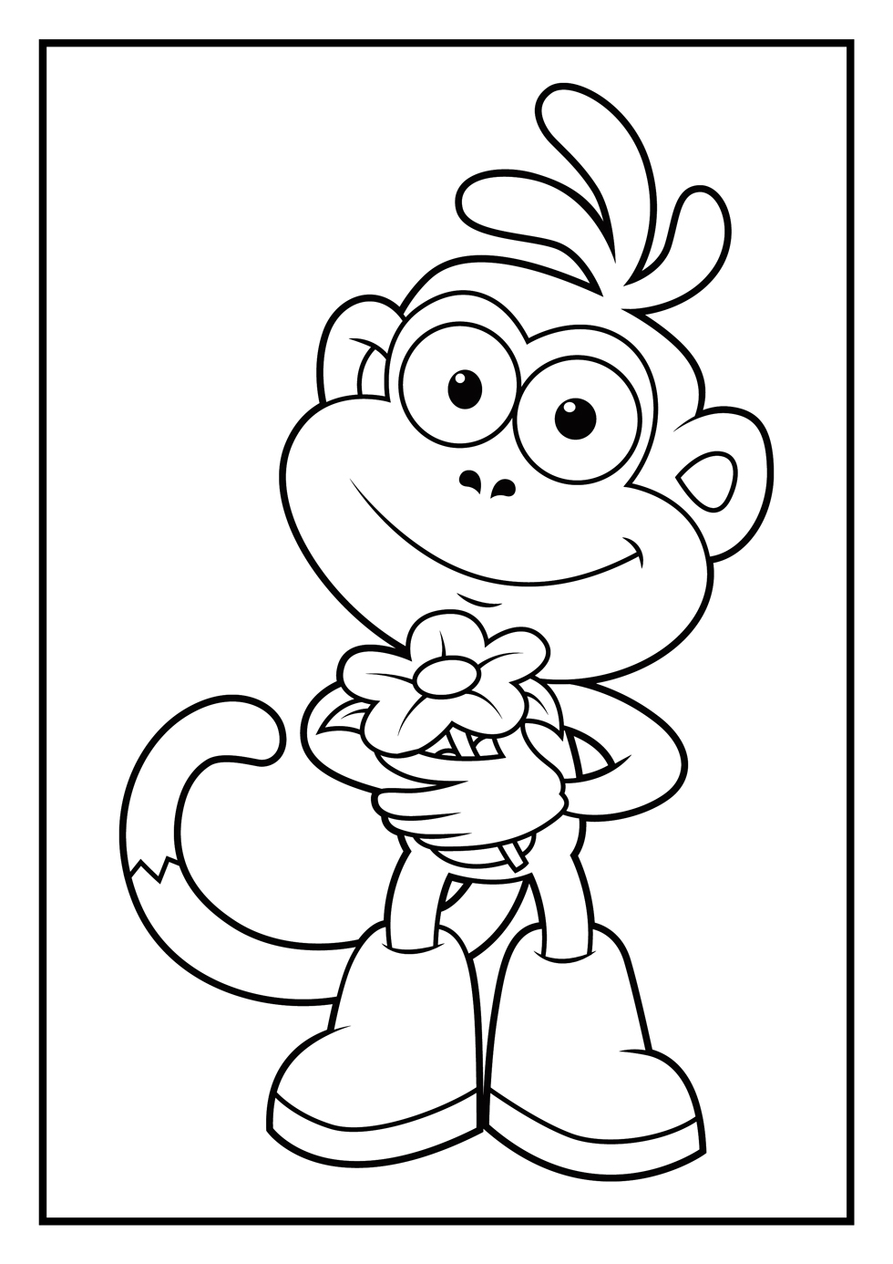 Download Dora Coloring Pages | Diego Coloring Pages