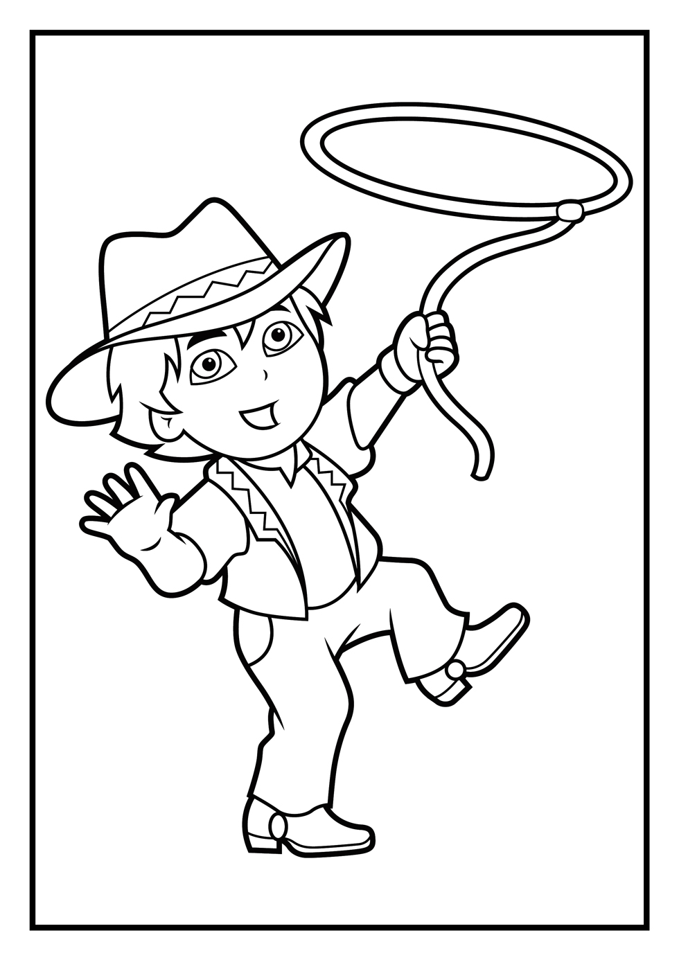 Download Dora Coloring Pages | Diego Coloring Pages