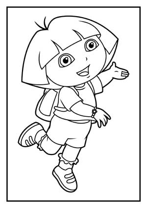 Dora Coloring Pages